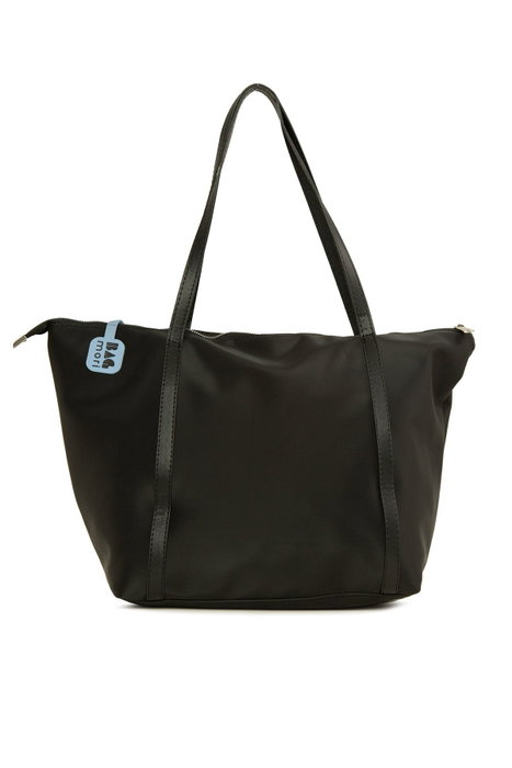 Zoozie Bags Bolso Tote Maxi de Satén Negro Zoozie Bags Bolso Tote Maxi de Satén Negro